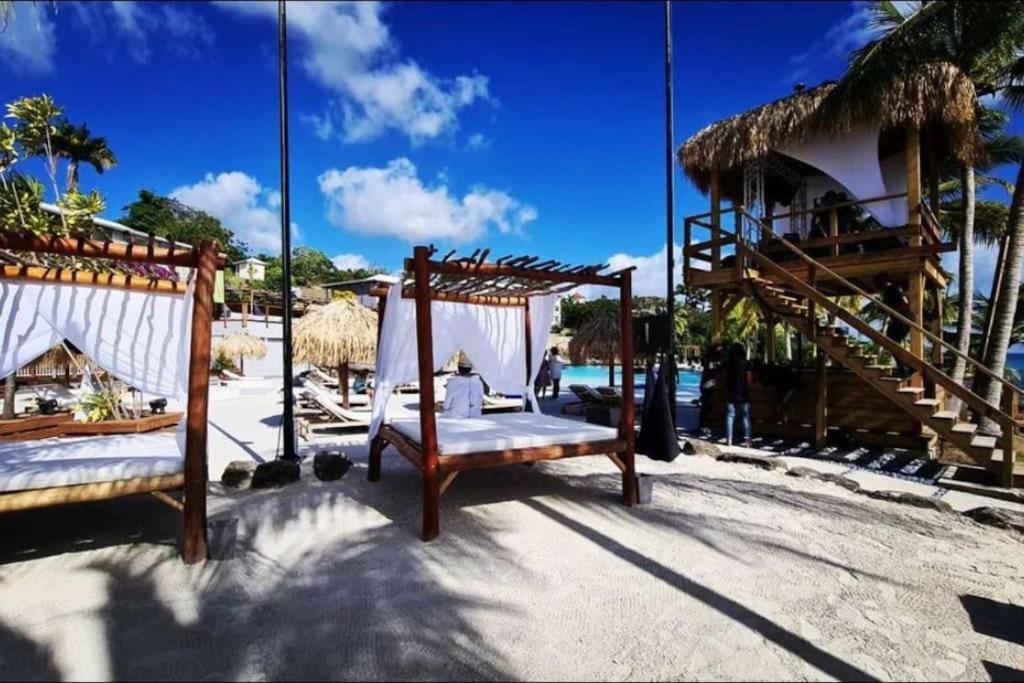 Appartement Terrasse Vue Mer Et Piscine ル・ディアマン エクステリア 写真