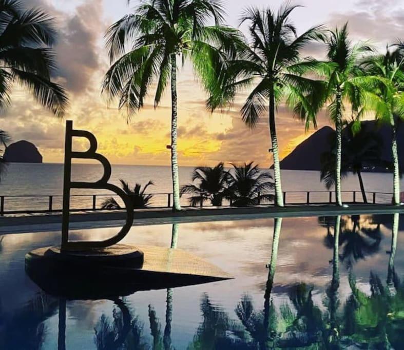 Appartement Terrasse Vue Mer Et Piscine ル・ディアマン エクステリア 写真