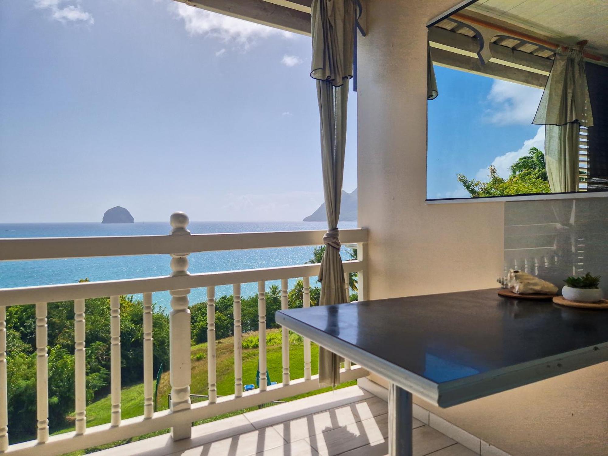 Appartement Terrasse Vue Mer Et Piscine ル・ディアマン エクステリア 写真